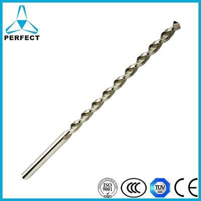 DIN1869 Heavy Duty Parabolic Flute Deep Hole Drilling HSS Extra Long Drill Bit