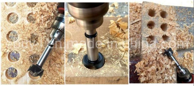 Carbide Tip Round Shank Wood Cutting Hole Saw Hinge Boring Drill Bit