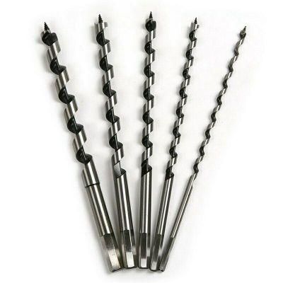 5PCS Augers Drill Bit 6-14mm Extra Long Brad Point Drill Bits Set Woodworking