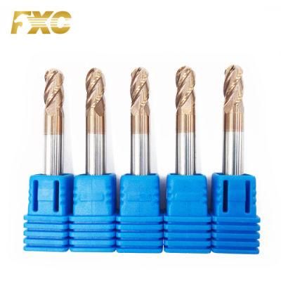 4 Flutes Carbide Customized Ball Nose End Mill