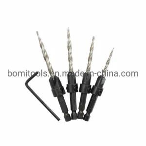 Power Tools HSS Drills Bits Factory Hex Shank Tapered Extractor Center Power Drill Bit