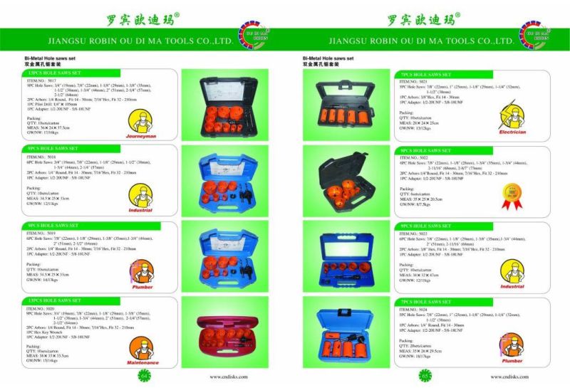 Bi-Metal Hole Saws (LONG TYPE)