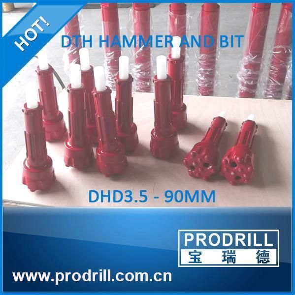 90mm DTH Drill Bit Br2 Br3 Br33 Cop32 DHD3.5