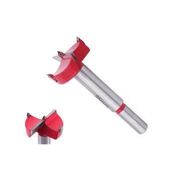 Round Shank Tungsten Carbide Tip Hinge Boring Wood Tct Forstner Drill Bit for Wood