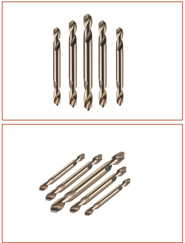 High Speed Steel Drill HSS Drills Amber Color Double Ends HSS Co Twist Drill Bit (SED-HDE)