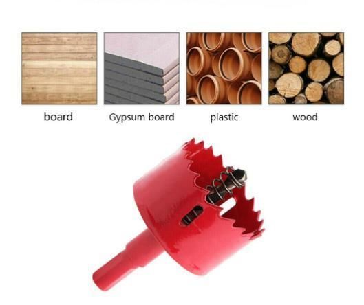 16-53mm M42 Bi-Metal Hole Saw Set with Cut Arbor Pilot Wood Plastic