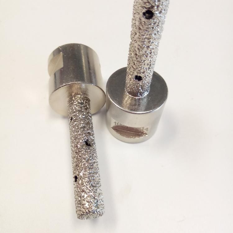 Stone Edging Tools Vacuum Brazed Diamond Milling Bits for Stone Shaping