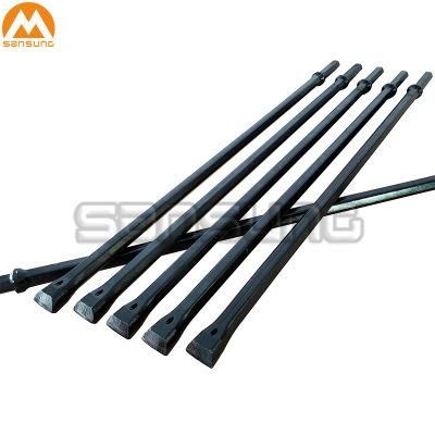 Hex Drill Rods Integral Chisel Tipped with Shank H22X108 H25X108