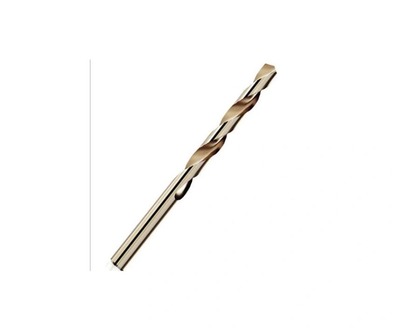 Cobalt-Bearing Full-Grinding High-Speed Steel Straight Shank Drill for Drilling Stainless Steel/Iron and Other Metals with Twist Bits