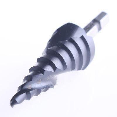 Step Drill Bit Set, HSS Cone Drill Bit with 1/4&quot; Hex Shank Drive Quick Change