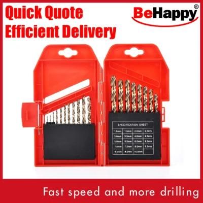 Behappy 10% off 19PCS/25PCS Elegant Appearance Twist Drill Bits with Fine Workmanship