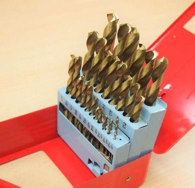 29PC HSS Titanium Coated Drill Bits Set 1/16 to 1/2