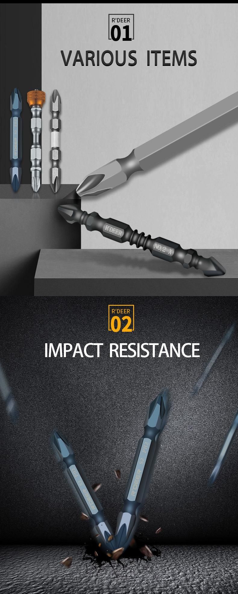 Impact Resistance Screwdriver Bit Set for Industrial Use
