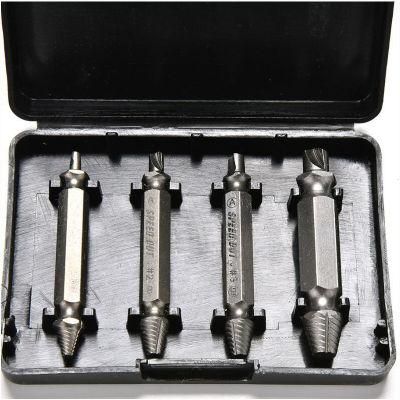 4X Screw Extractor Drill Bits Guide Set