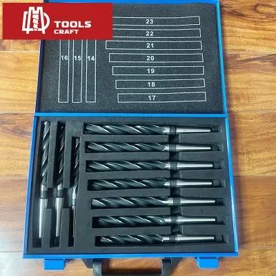 10PCS DIN345 HSS Morse Taper Shank Twist Drill Bit Set