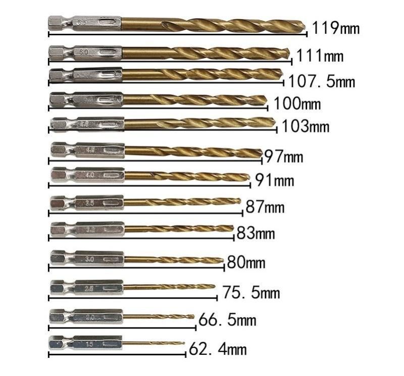 HSS Hex Shank Drill Twist Bit