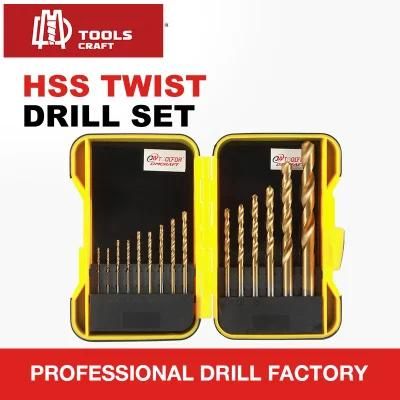 Titanium Drill Bit Set with Pilot Point 29-Piece