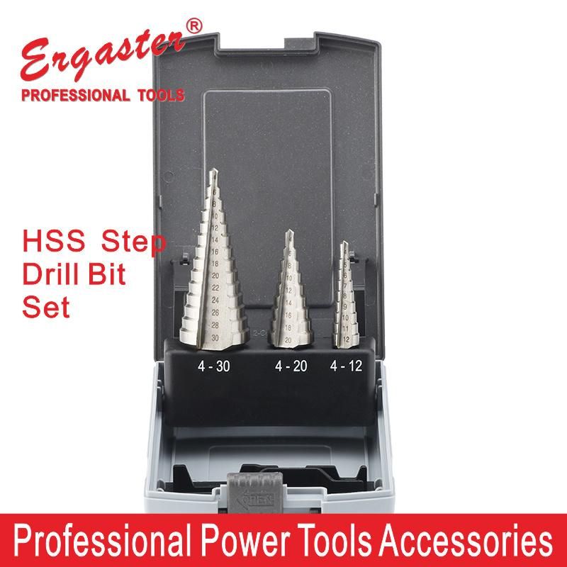 HSS Titanium Coated Step Drill Set