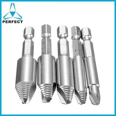 5PCS Broken Head Damaged Screw Extractor and Remover Set to Remove Broken Screw Bolt Stud