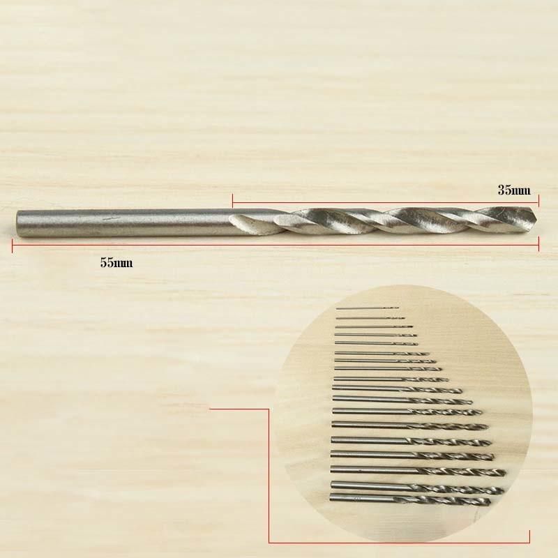 0.5-2.9mm Micro Drill Bits Full Range of High Speed Steel HSS Straight Shank Twist Small Drill Bits Micro Drill Bits