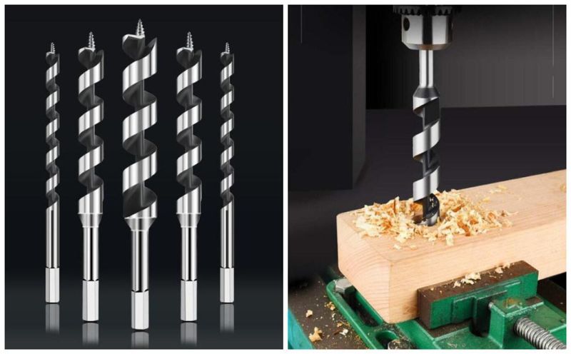 Hex Shank Wood Working Auger Drill Bits