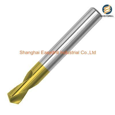 HSS Drills Tin-Coated HSS Spot Twist Drill Bit for Center Metal Drilling (SED-HSDT)