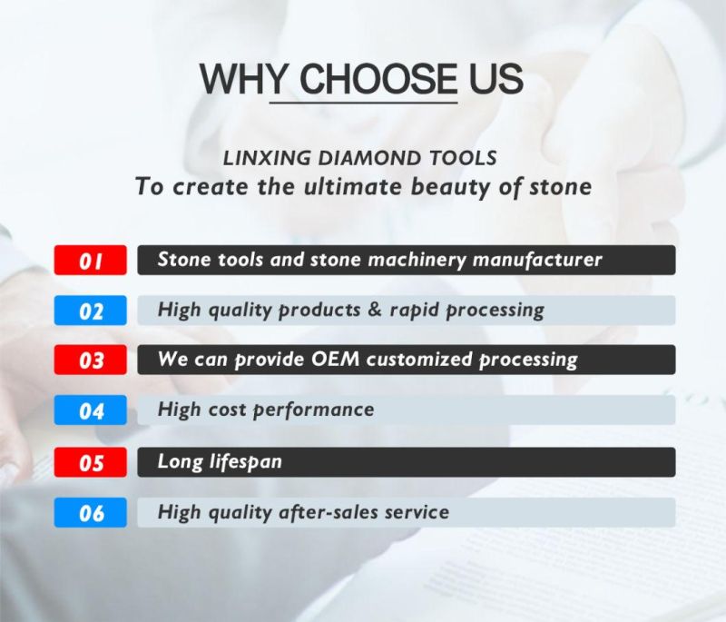 Sandwich Segments Factory Direct Sale Diamond Bit for Concrete for Quartz Stone