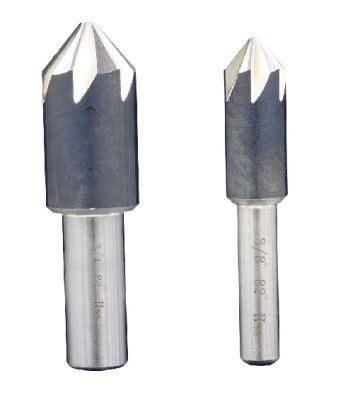 6 Flute 82 Deg. Countersink, HSS / HSS-Co Silver