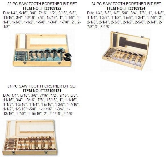 20PCS Forstner Drill Bit Set in Wooden Box