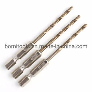 Power Tools HSS Customized Drill Bits Factory DIN338 Hex Shank Taper Drill Bit