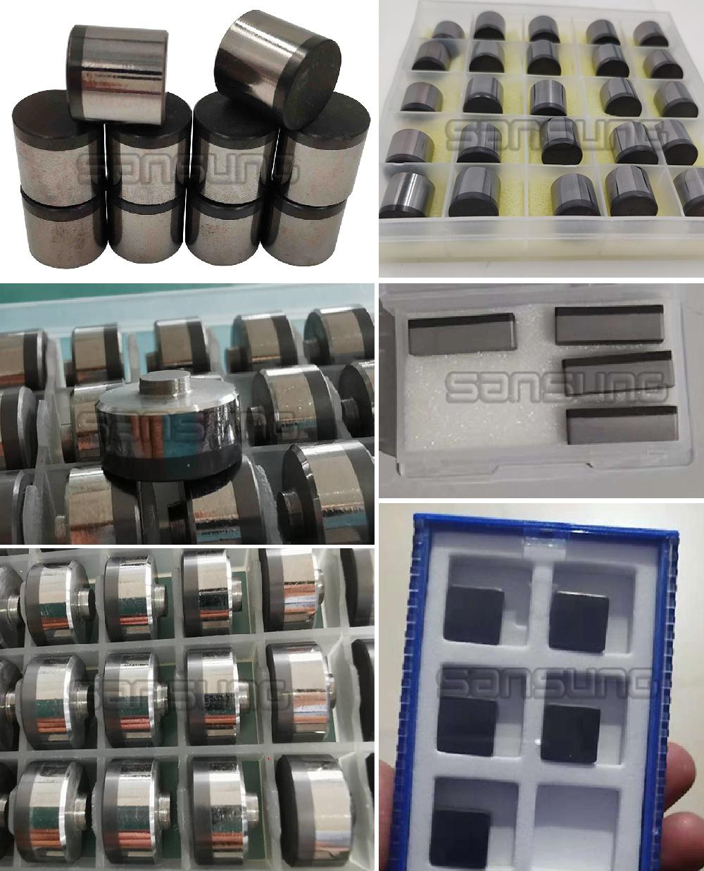 Tungsten Carbide Substrate PDC Cutters Coal Mining Cutters