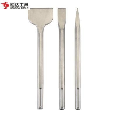 Factory Supply Customized High Quality 40cr SDS Max Point/Flat/ Groove Spade Hammer Chisel Set for Concrete/Masonry