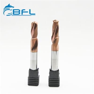 Bfl CNC Drilling Tools Coolant Straight Shank Universal Drills Solid Carbide Twist Drill Bits