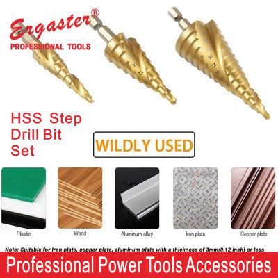 3PC High Speed Steel Step Drill Set (large)