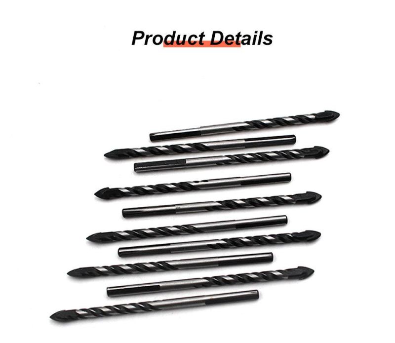 Z-Lion Quick Multifunctional Triangle Hand Electric Drilling Bit Kit Drill Set for Hit Cement Walls/Ceramics/Bricks/Stones