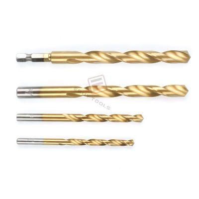 Factory High Quality Hardware Tools HSS 4241/4341/M2 Stainless Steel Drill Bits for Metal
