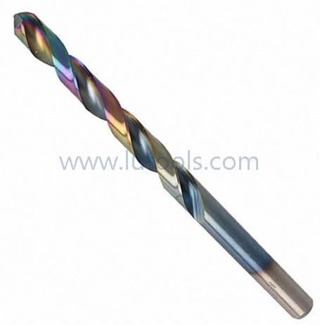 HSS Twist Drill Bits Fully Ground with Rainbow Color