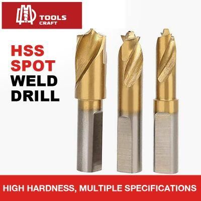 High Quality Hardened Steel Drilling Hex Shank Cross Tip Tungsten Tipped Pointed Drill Bit Carbide Spot Weld Drills Bits