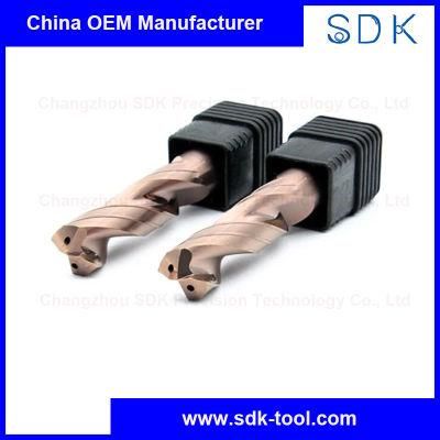 Solid Carbide Inner Coolant Double Margin Twist Drill Bit for Hardened Steel