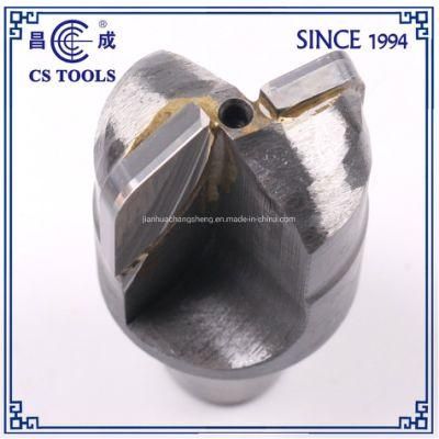 Carbide Insert Alloy 2 Flutes Reaming Drill Bit with Inner Cooling Hole