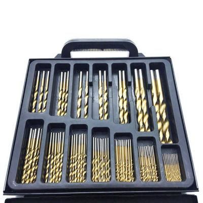 Drill PRO 3PCS 1/4 Inch Hex Shank HSS Titanium Coated Step Drill Bit Set