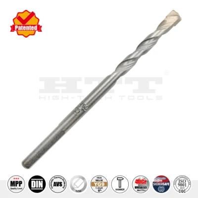 Pgm Premium Quality 2cutter PRO Masonry Drill Bit Tri Flat Shank for Concrete Stone Brick Cement Drilling