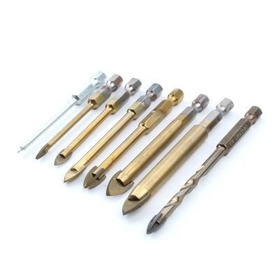 Spear Tip Cross Tip Glass Drill Bit for Cutting Ceramic Porcelain Tile