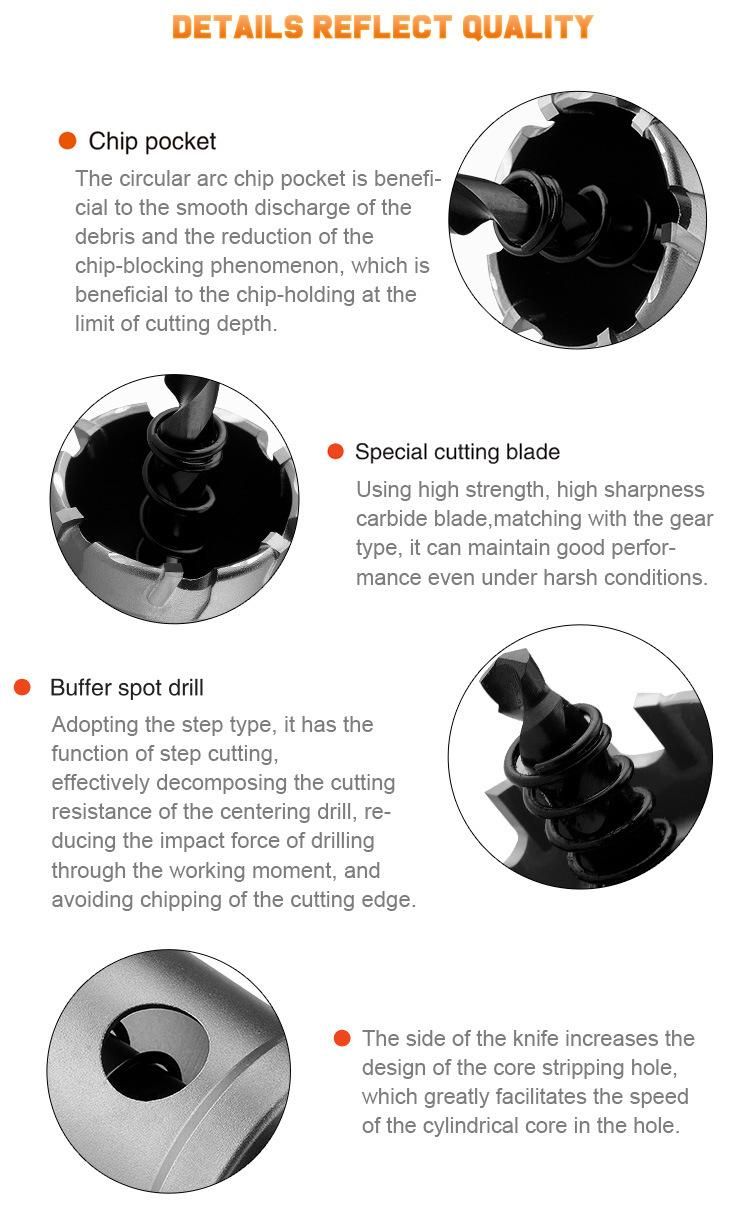 25mm Cutting Depth Carbide Hole Saw Core Drill