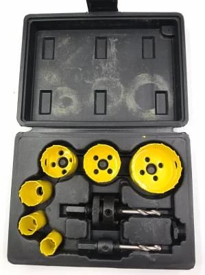 Bi-Metal 9PCS Hole Saw Kit with Blow Box