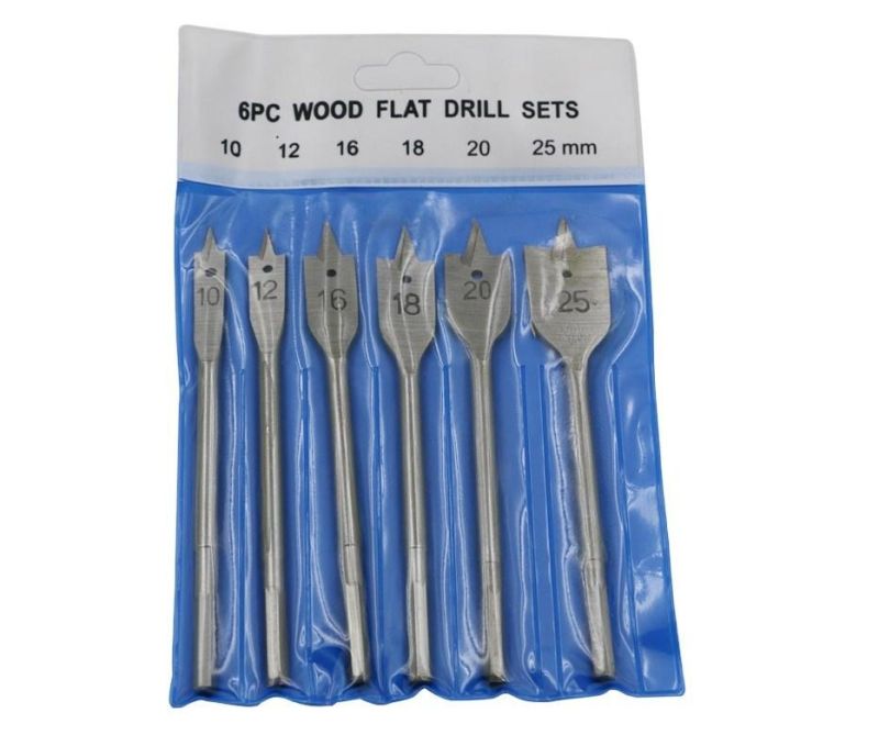 Tricuspid Woodworking Flat Drill Woodworking Bit Hexagonal Handle Woodworking Opener Set