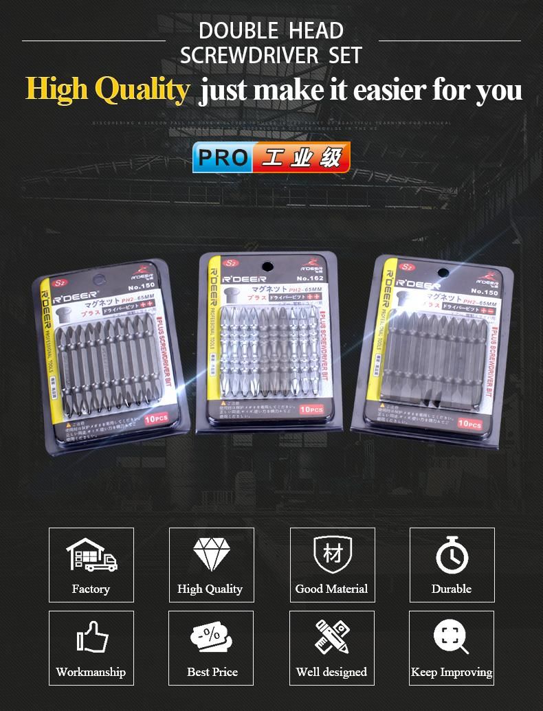 Rdeer Hand Tools Screwdriver Bit Set