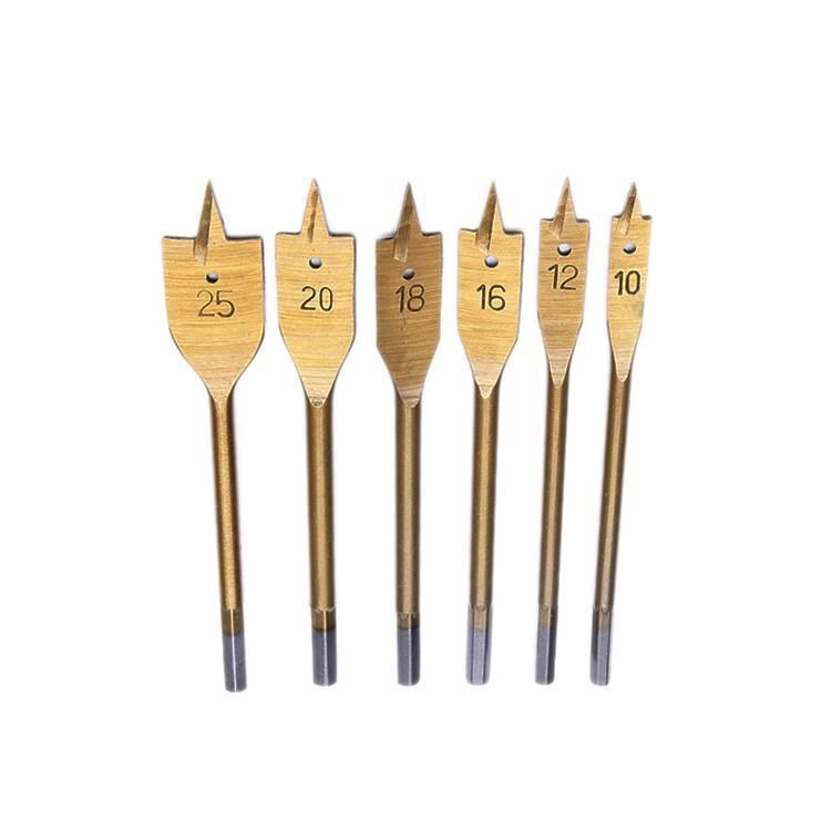 Tin Coating Spade Drill Bits Woodworking Tools