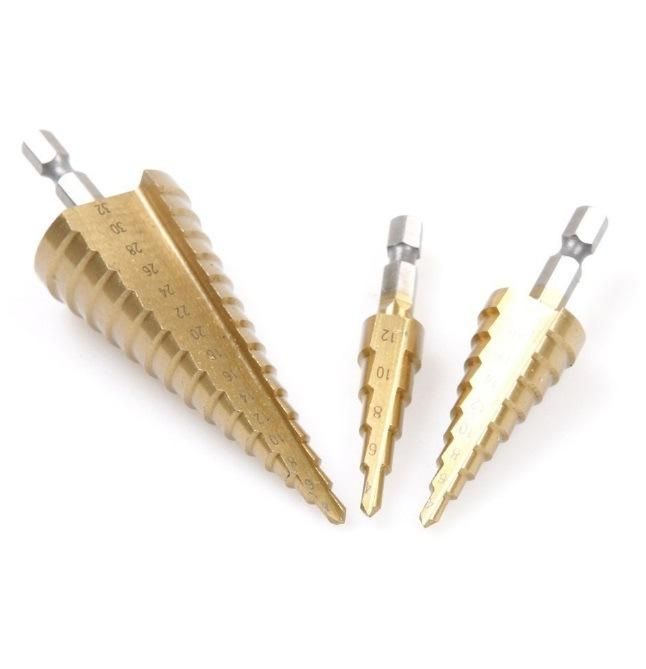 HSS Step Drills Hex Shank