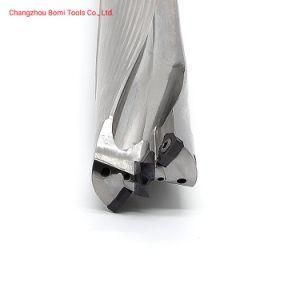 Power Tools U Drills Bits Indexable HSS Carbide Milling Drill Bit with Wcmt Wcmx Spmg Inserts